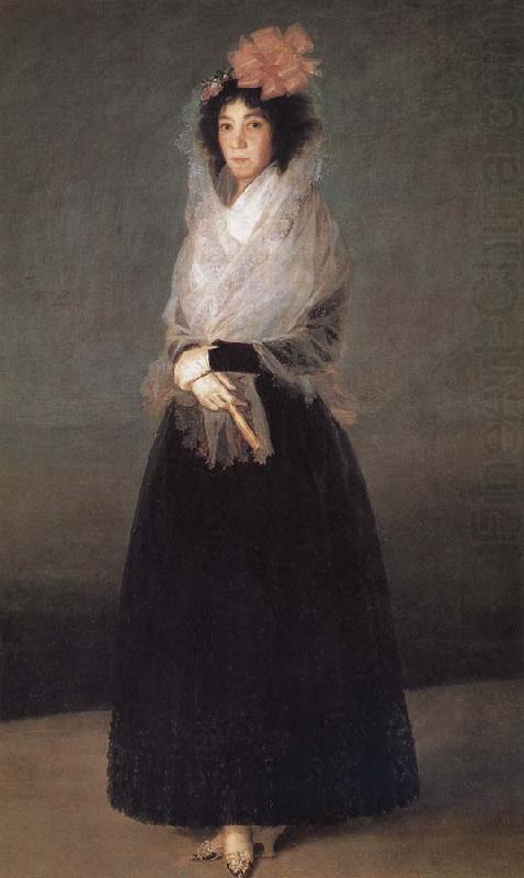 Francisco Goya Marquise of la Solana china oil painting image